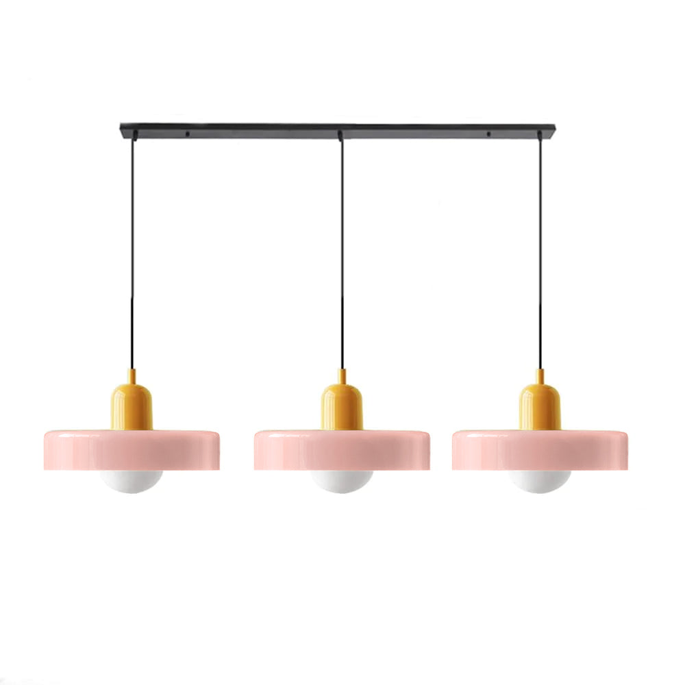 Simple Bauhaus Pendant Light – Minimalist Glass Hanging Lamp for Modern Interiors