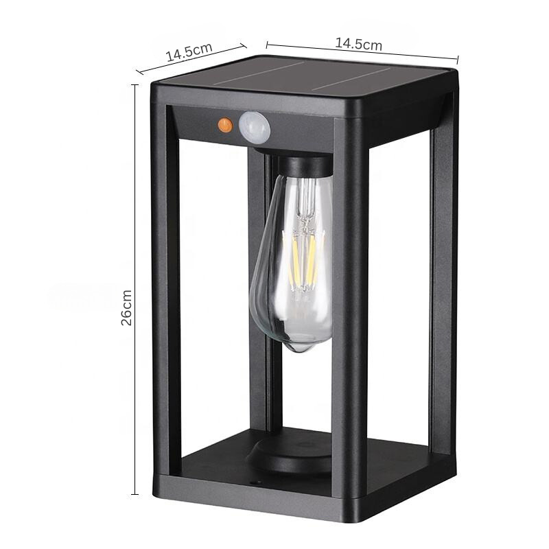 Pillar Solar Power Lamp – Stylish & Sustainable Outdoor Lighting