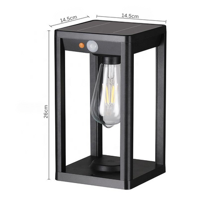 Pillar Solar Power Lamp – Stylish & Sustainable Outdoor Lighting