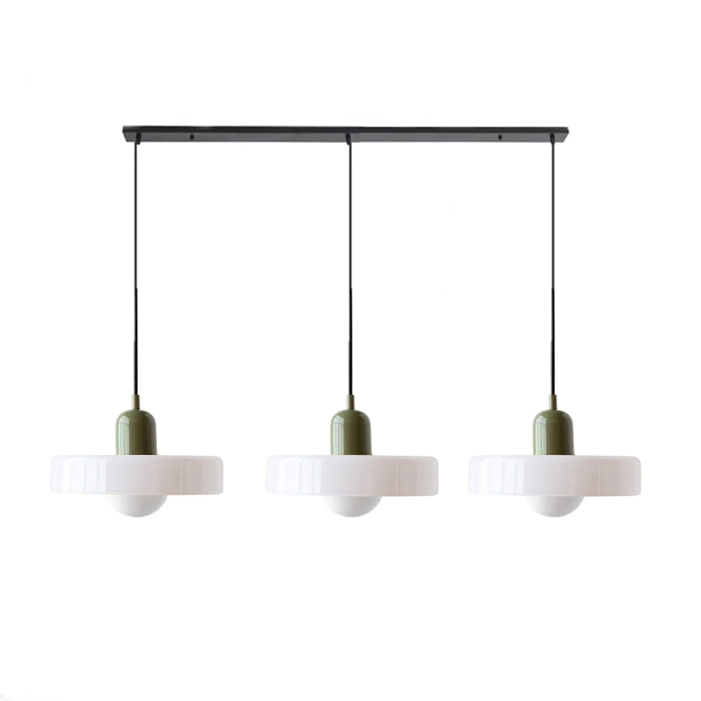 Simple Bauhaus Pendant Light – Minimalist Glass Hanging Lamp for Modern Interiors