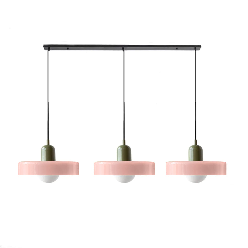 Simple Bauhaus Pendant Light – Minimalist Glass Hanging Lamp for Modern Interiors