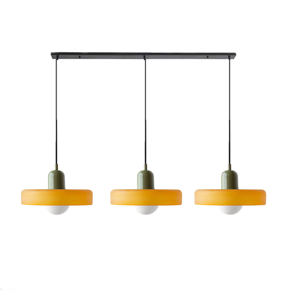 Simple Bauhaus Pendant Light – Minimalist Glass Hanging Lamp for Modern Interiors