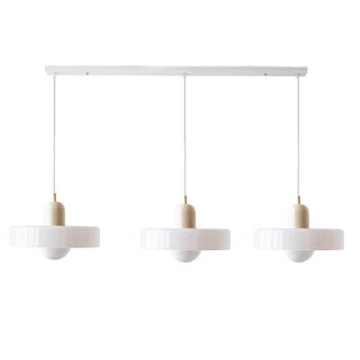 Simple Bauhaus Pendant Light – Minimalist Glass Hanging Lamp for Modern Interiors