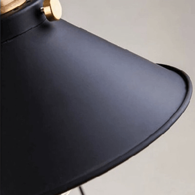 Vintage Brass Cone Pendant Light – Classic Industrial-Inspired Hanging Lamp