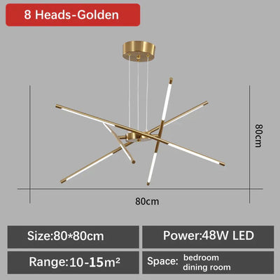 Spider Chandelier – Modern Industrial Ceiling Light for a Bold Statement