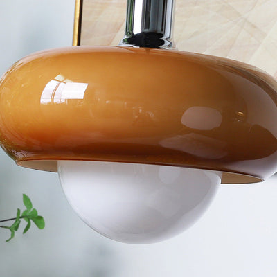 Bauhaus Coffee Glass Pendant Light – A Fusion of Art & Functionality