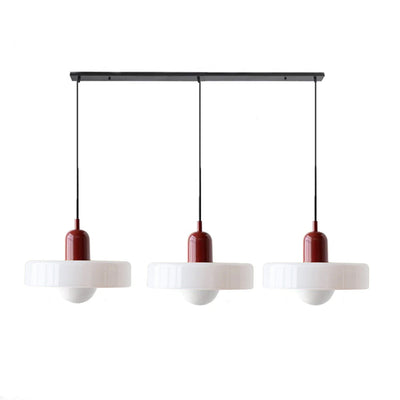 Simple Bauhaus Pendant Light – Minimalist Glass Hanging Lamp for Modern Interiors