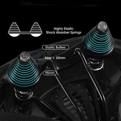 CycloComfort Extra-Wide Bike Saddle – Ergonomic & Shock-Absorbing Comfort