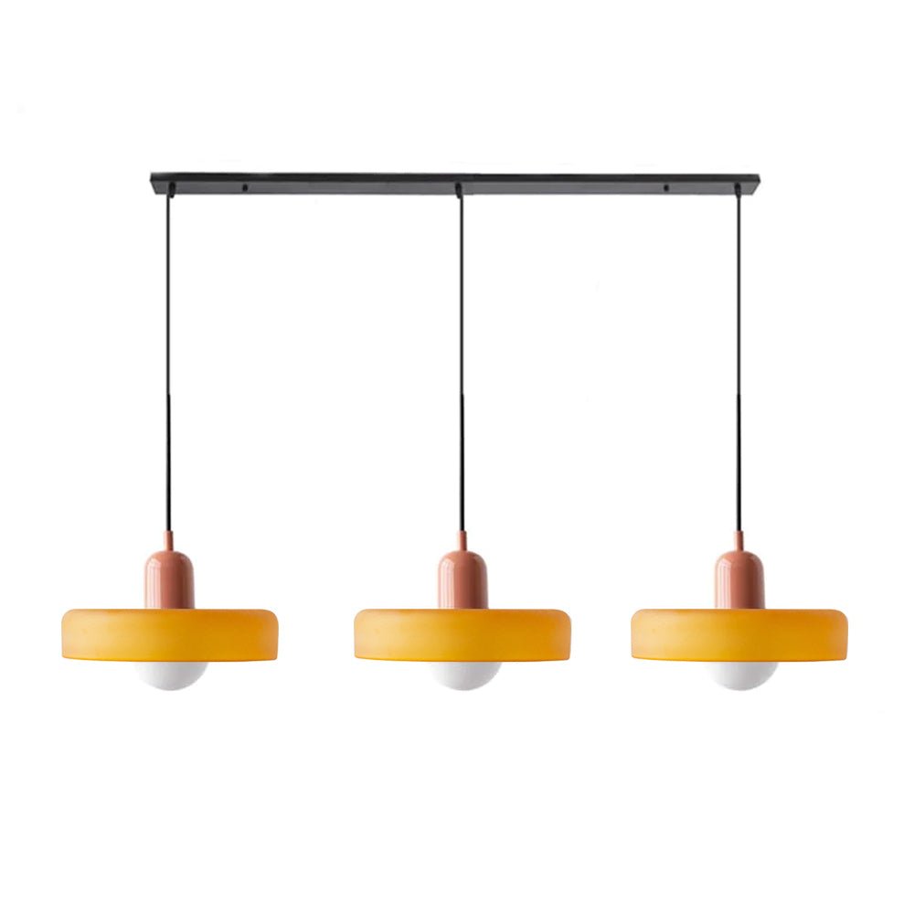 Simple Bauhaus Pendant Light – Minimalist Glass Hanging Lamp for Modern Interiors