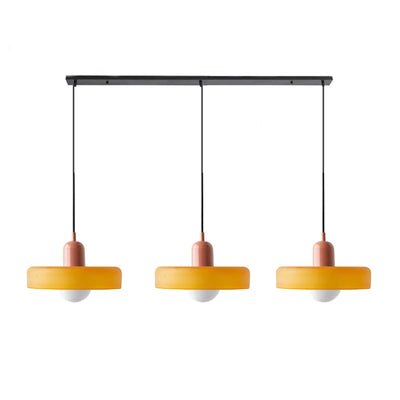 Simple Bauhaus Pendant Light – Minimalist Glass Hanging Lamp for Modern Interiors