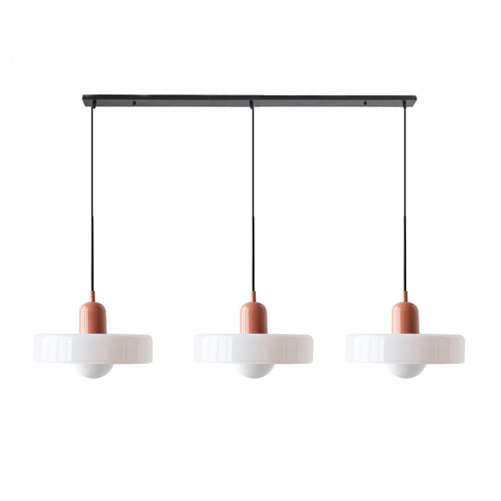 Simple Bauhaus Pendant Light – Minimalist Glass Hanging Lamp for Modern Interiors