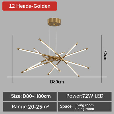 Spider Chandelier – Modern Industrial Ceiling Light for a Bold Statement