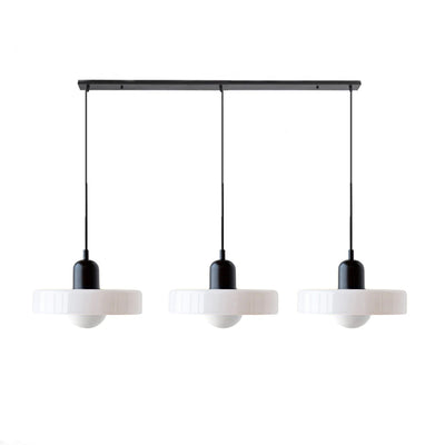 Simple Bauhaus Pendant Light – Minimalist Glass Hanging Lamp for Modern Interiors