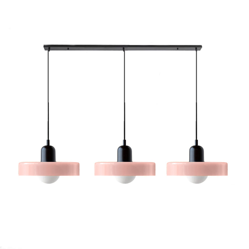 Simple Bauhaus Pendant Light – Minimalist Glass Hanging Lamp for Modern Interiors