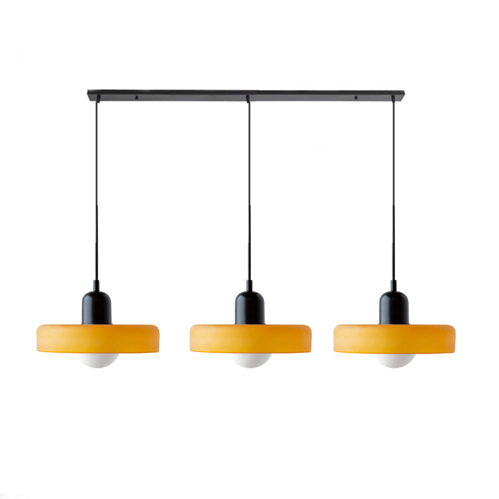 Simple Bauhaus Pendant Light – Minimalist Glass Hanging Lamp for Modern Interiors