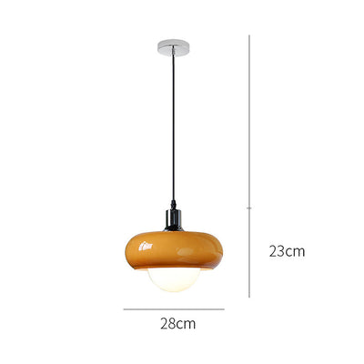Bauhaus Coffee Glass Pendant Light – A Fusion of Art & Functionality