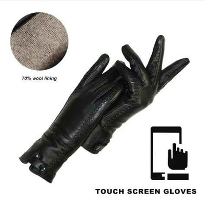 Amaya Leather Gloves – Vintage Elegance and Modern Warmth