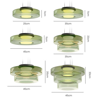 Moon Pendant Light – Elegant Glass Hanging Lamp with Adjustable Suspension (12W LED, Warm Light)