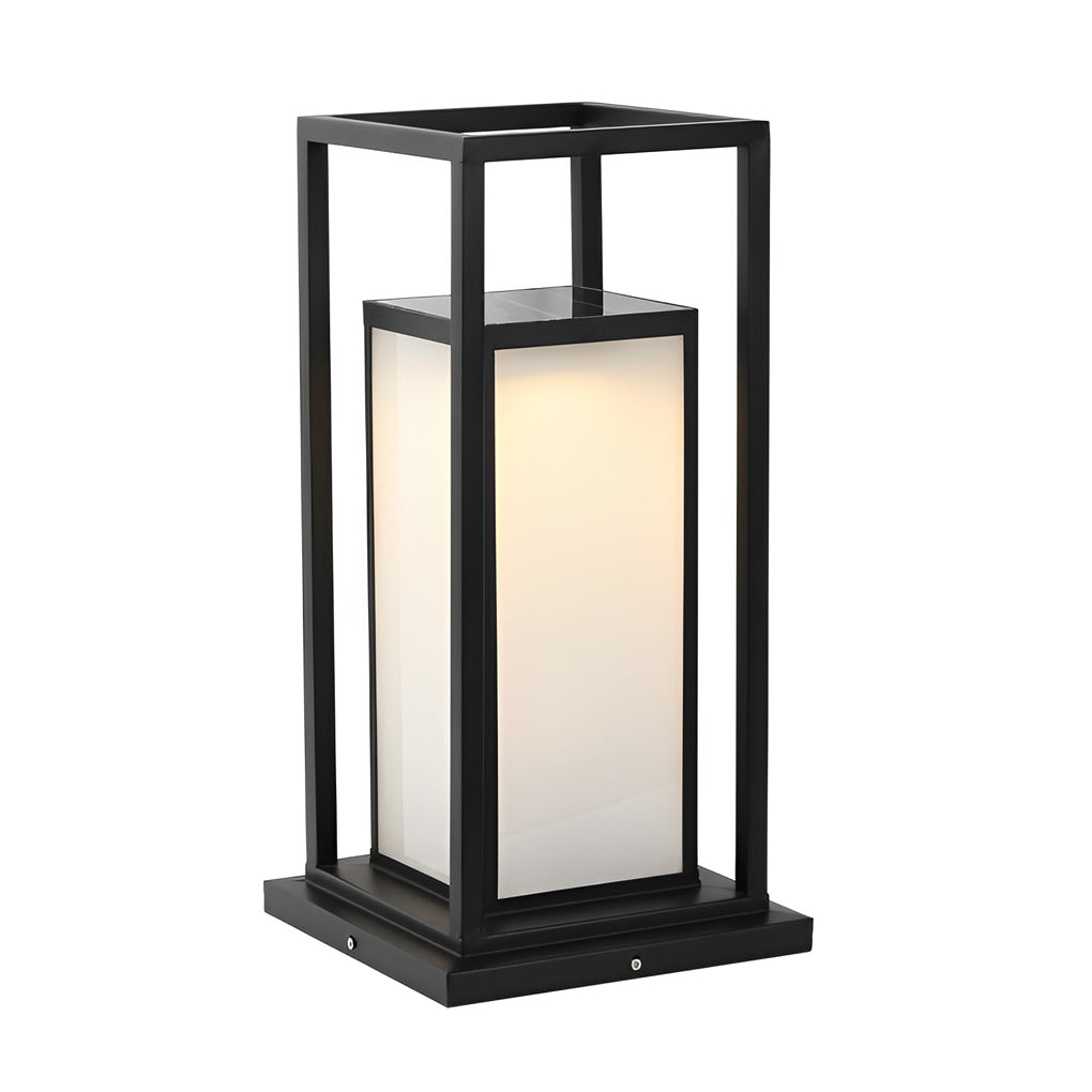 Solar Patio Lamp – Waterproof Stainless Steel LED Outdoor Light