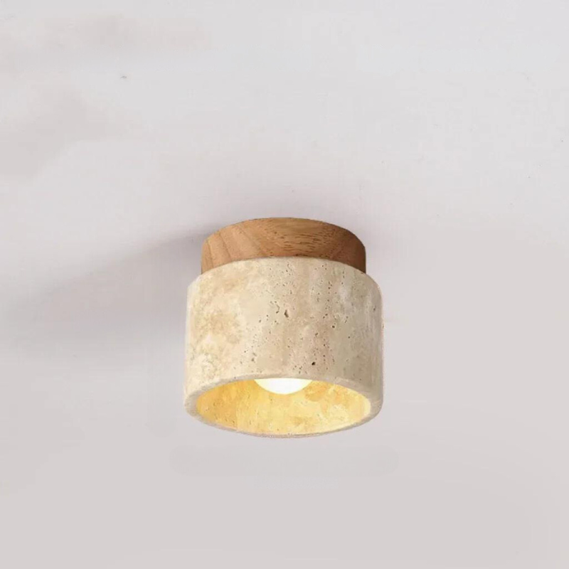 PierreLuxe Recessed Chandelier – Natural Elegance with LED Lighting