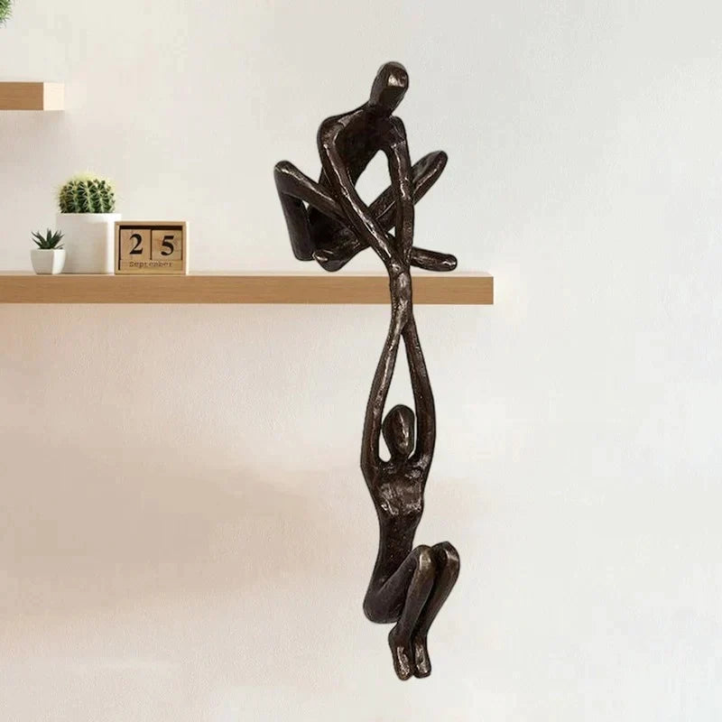 Amour et Harmonie" Sculpture – Symbolic Art for Elegant Home Decor