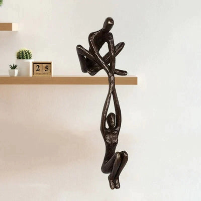Amour et Harmonie" Sculpture – Symbolic Art for Elegant Home Decor