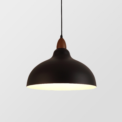 Scandinavian Wood & Metal Pendant Light – Modern Nordic Elegance