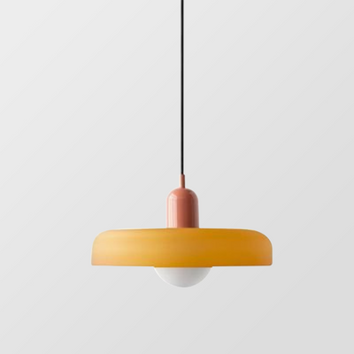 Bauhaus Pendant Light – A Timeless Fusion of Stained Glass & Modern Functionality