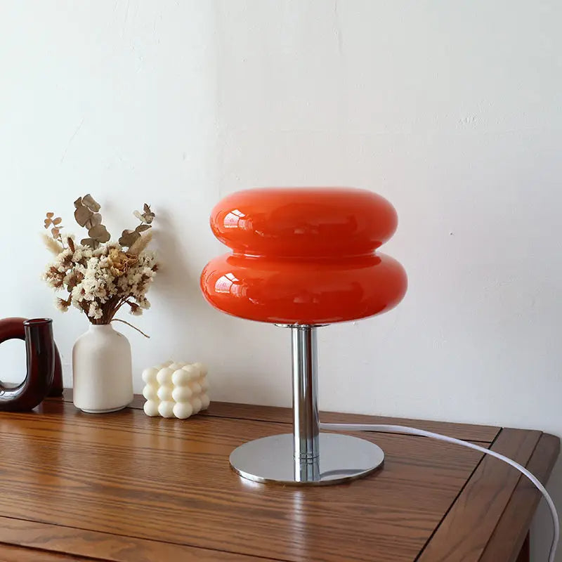 Italian Bauhaus Table Lamp – Wireless & Dimmable Retro-Inspired Lighting