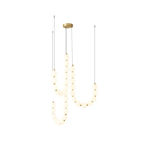 Luxury White Necklace Chandelier – Elegant Jewellery-Inspired Lighting