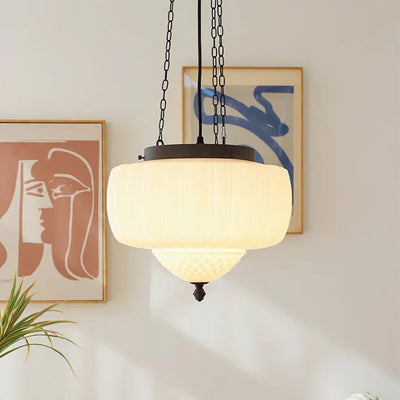 Moderne weiße Minimalist"Modern White Minimalist Pendant Light – Elegant & Adjustable Design"en Pendelleuchte