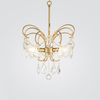 Butterfly Chandelier – Elegant Brass Statement Piece for a Luxurious Living Space