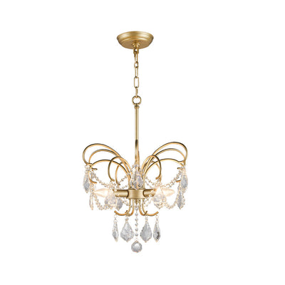 Butterfly Chandelier – Elegant Brass Statement Piece for a Luxurious Living Space