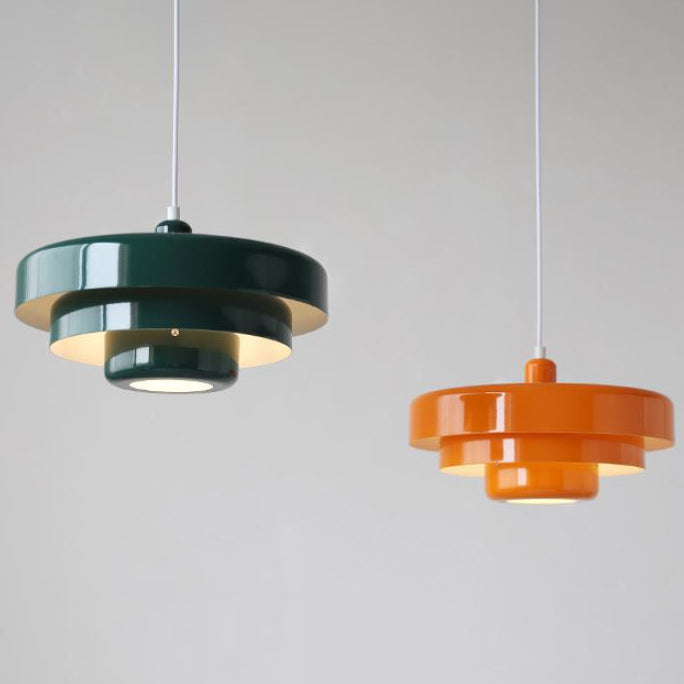 Vintage Multi-Layered Pendant Light – A Fusion of Modern Elegance & Retro Charm