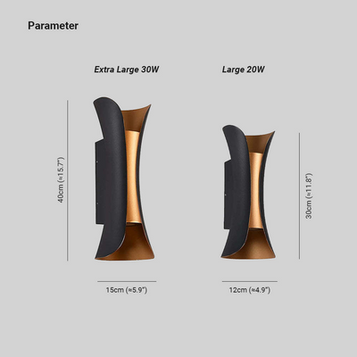 Waterproof LED Wall Light – Modern Aluminium Outdoor Lamp for Patios & Pathways