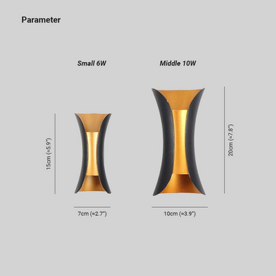 Waterproof LED Wall Light – Modern Aluminium Outdoor Lamp for Patios & Pathways