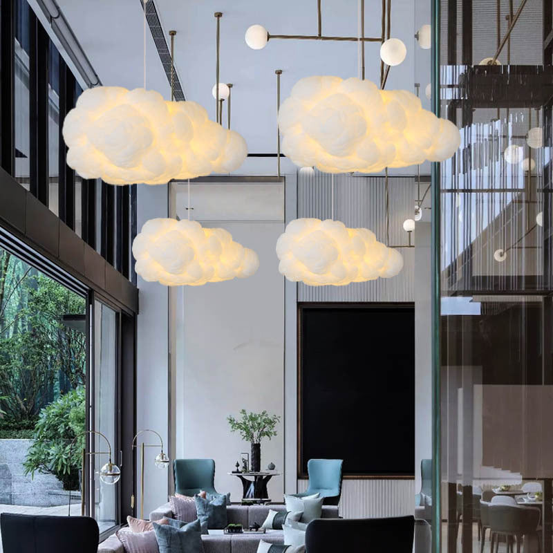 Modern White Pendant Light – Elegant Double Shade Design for Your Bedroom