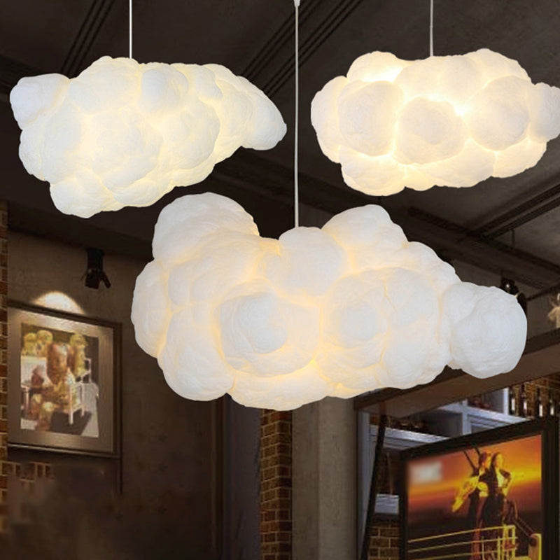 Modern White Pendant Light – Elegant Double Shade Design for Your Bedroom