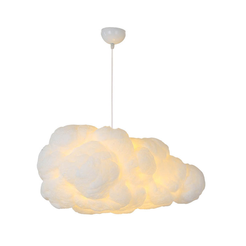 Modern White Pendant Light – Elegant Double Shade Design for Your Bedroom