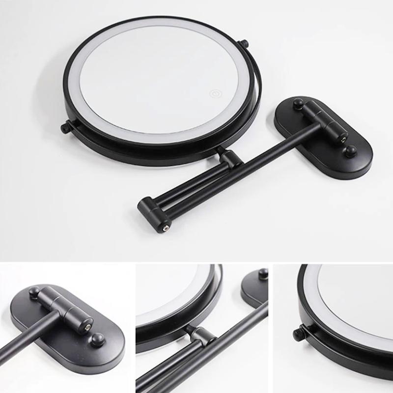 Rechargeable LED Makeup Mirror – Precision Clarity with Adjustable Lighting