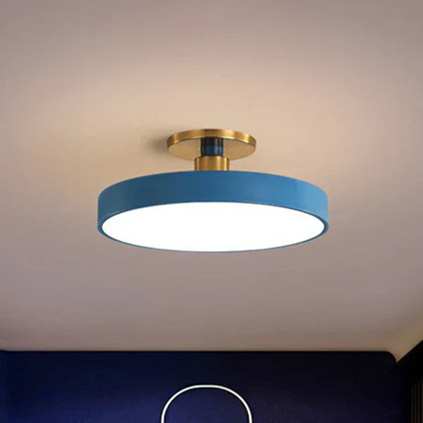 Round Recessed Ceiling Light – Nordic Minimalism with Soft LED Glow