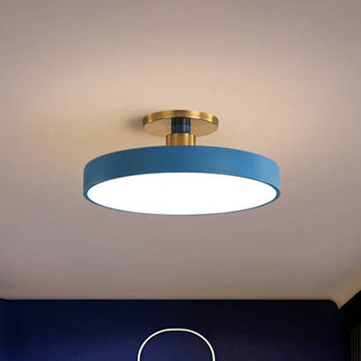 Round Recessed Ceiling Light – Nordic Minimalism with Soft LED Glow