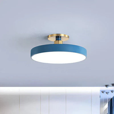 Round Recessed Ceiling Light – Nordic Minimalism with Soft LED Glow