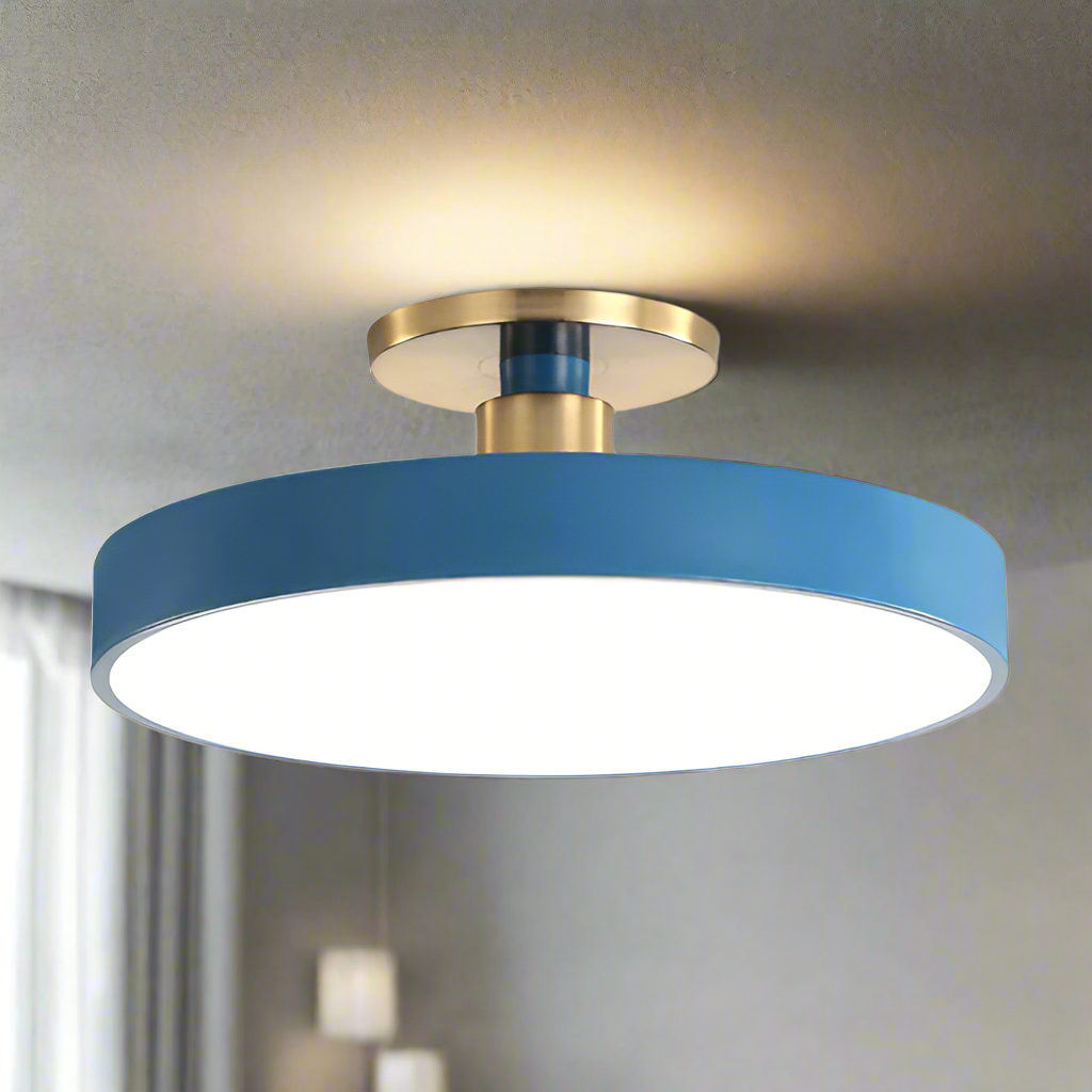 Round Recessed Ceiling Light – Nordic Minimalism with Soft LED Glow