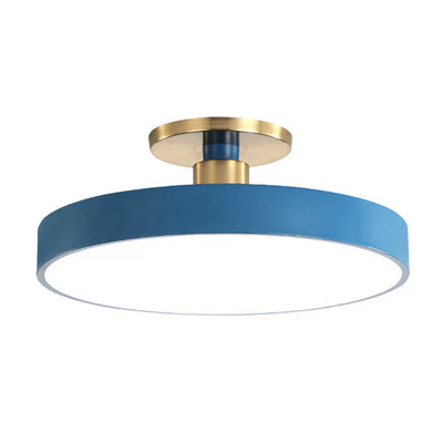 Round Recessed Ceiling Light – Nordic Minimalism with Soft LED Glow