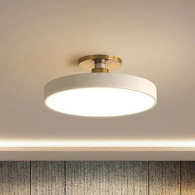 Round Recessed Ceiling Light – Nordic Minimalism with Soft LED Glow