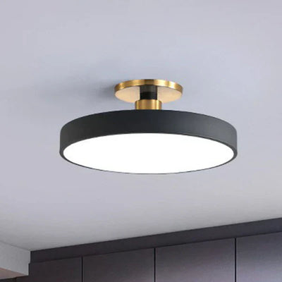 Round Recessed Ceiling Light – Nordic Minimalism with Soft LED Glow