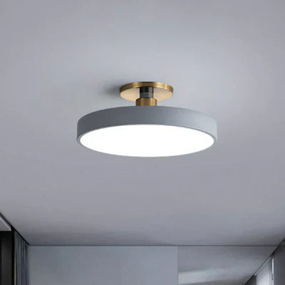 Round Recessed Ceiling Light – Nordic Minimalism with Soft LED Glow