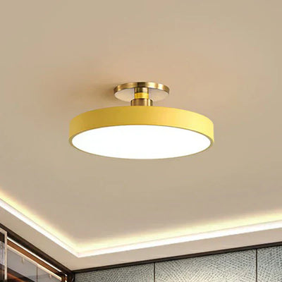 Round Recessed Ceiling Light – Nordic Minimalism with Soft LED Glow