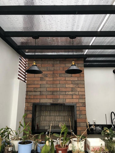 Vintage Brass Cone Pendant Light – Classic Industrial-Inspired Hanging Lamp
